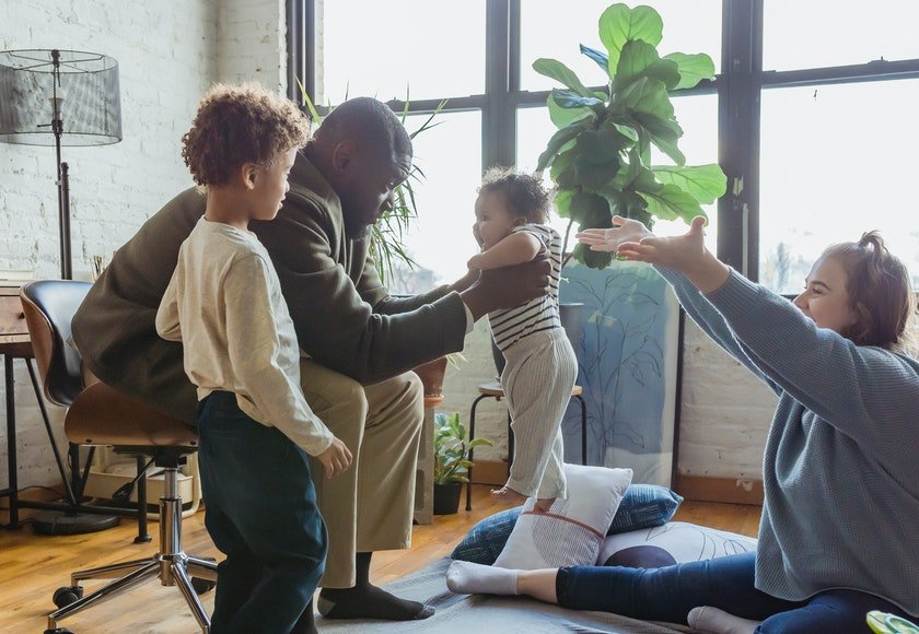solid during family movement